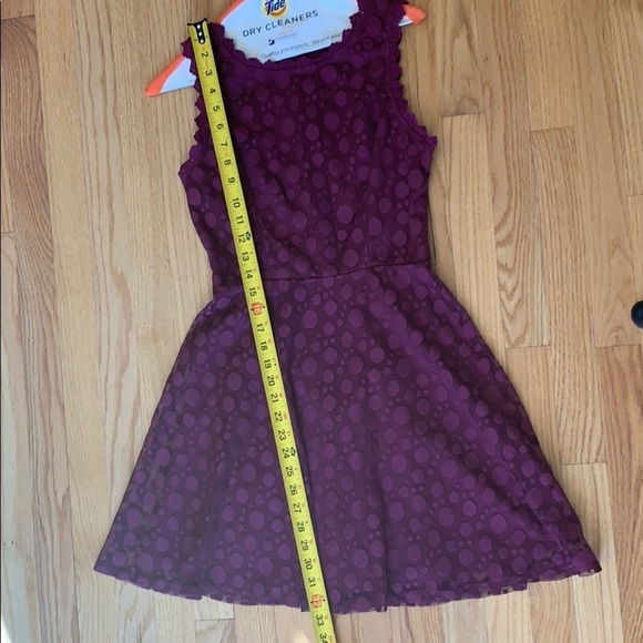 Lily Rose Maroon juniors dress - Picture 4 of 5